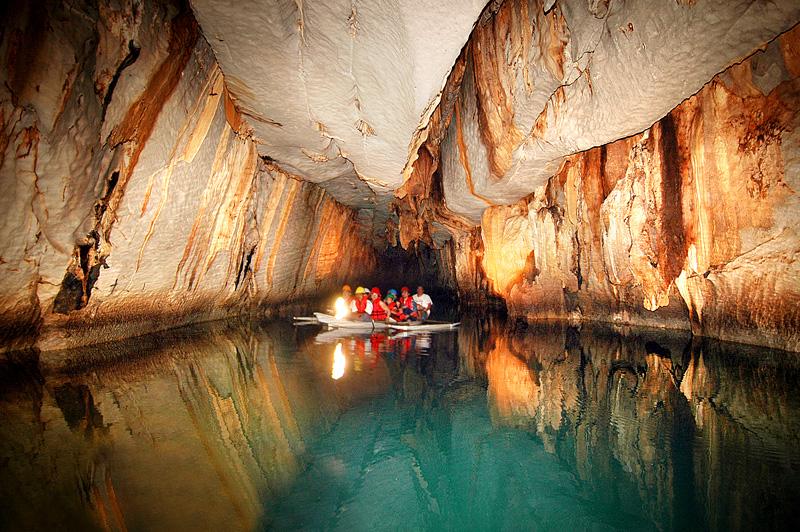 Underground river cave